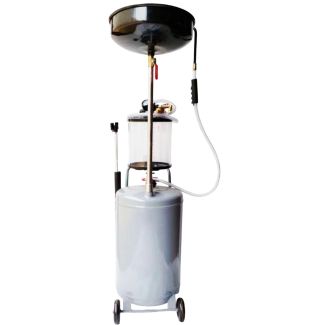 High-Capacity 80L Waste Oil Drainer | Heavy-Duty Steel Machine | Fast Shipping!