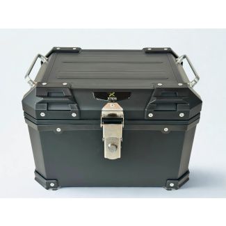 Motorbike Tail Box Top Case Waterproof Lockable Black