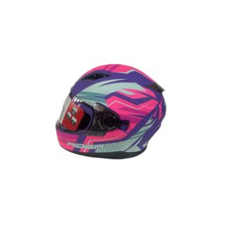 New Motorbike Full Face Motorcycle Helmet Motorcycle Bike On Road Crash - Pink