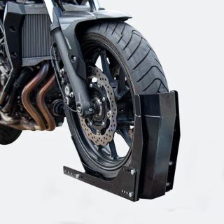 Paddock stand front wheel chock CPO motorcycle motorbike