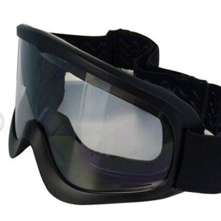 ADULT ATV MX SKI BLACK GOGGLES MOTORCYCLE LENS