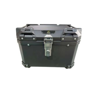 45L Motorcycle Luggage Waterproof Tool Case Tail Box Paint Lock-Black
