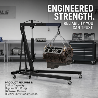 2 Ton Professional Folding Engine Crane / Hoist / Lift