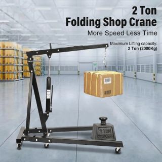 New Jack Wheeled Folding 2 Ton Hydraulic Engine Stand Lift
