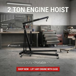 Folding Engine Crane Stand CAR Hoist Engine Lift Folding Stand