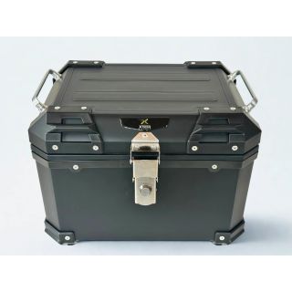 Motorbike Tail Box Top Case Waterproof Lockable Black