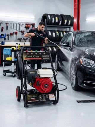 Hawk Gear 7HP Petrol Pressure Washer 3000 PSI High Power Jet Cleaner Water Spray — image 6