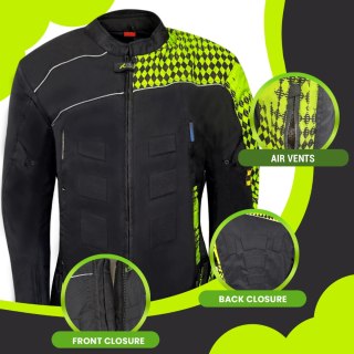 Motorbike Motorcycle Jacket With Armour Waterproof Thermal Textile Mens Biker CE — image 3