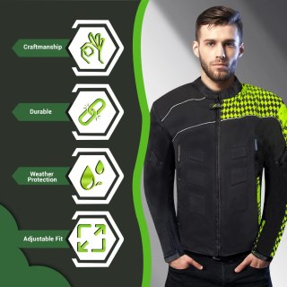 Motorbike Motorcycle Jacket With Armour Waterproof Thermal Textile Mens Biker CE — image 4