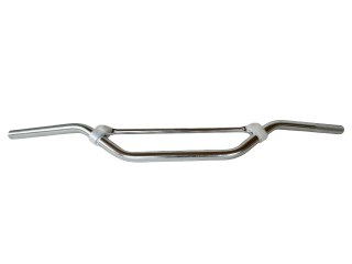 XTRON Silver Motorcycle Braced Handlebars 22mm Alloy Motocross Enduro Trail Bike — image 2