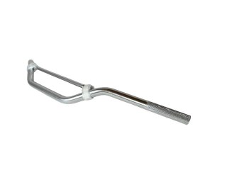 XTRON Silver Motorcycle Braced Handlebars 22mm Alloy Motocross Enduro Trail Bike — image 3
