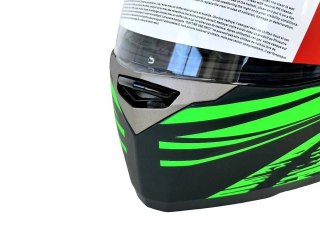 XTRON Neon Vortex Motorcycle Helmet Full Face Road Racing Safety Helmet — image 2