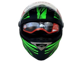 XTRON Neon Vortex Motorcycle Helmet Full Face Road Racing Safety Helmet — image 3