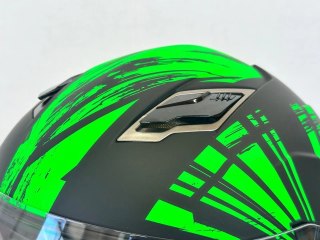 XTRON Neon Vortex Motorcycle Helmet Full Face Road Racing Safety Helmet — image 6