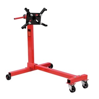 450KG Engine Gearbox Support Stand 1000LBS Swivel Mount Heavy Duty Red Steel