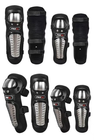 Motorcycle Knee & Elbow Protector Set 4PCS Motocross Racing Safety Pads Gear — image 1