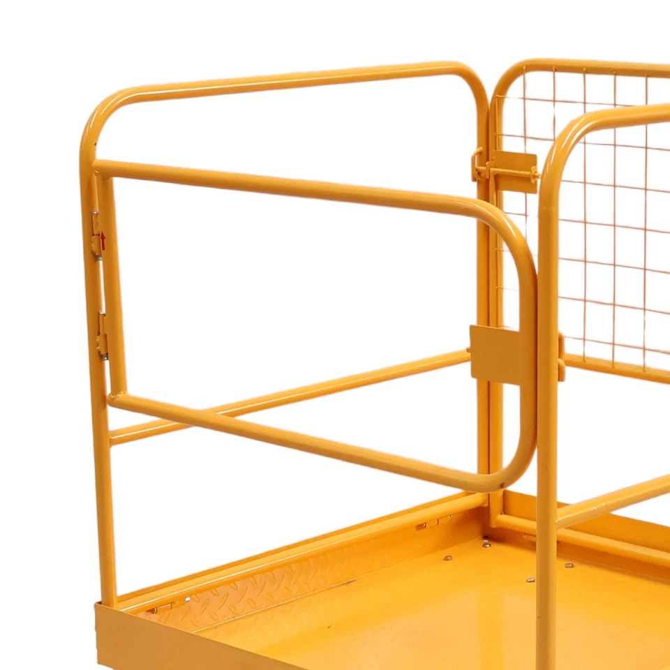 Xtron Forklift Safety Cage Work Platform with Wheels & Safety Gate — image 8
