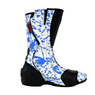 Kids Boots Off Road Motorbike Quad Child Blue/White — image 3
