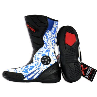 Kids Boots Off Road Motorbike Quad Child Blue/White — image 5