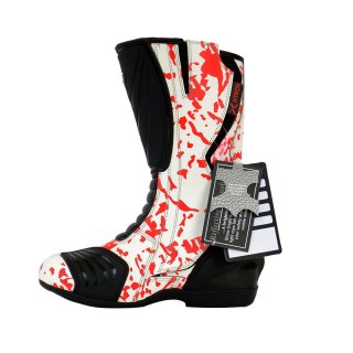 Kids Boots Off Road Motorbike Quad Child Red/White — image 3