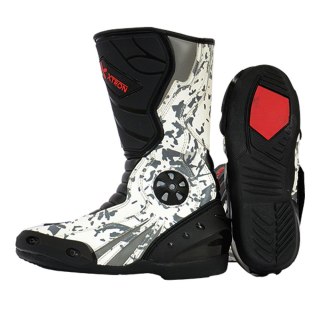 Kids Boots Off Road Motorbike Quad Child Grey/White — image 4