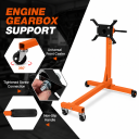 Engine Gearbox Support Stand 1000 lbs 450kg Heavy Duty Swivel Transmission — image 4