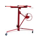 11FT Drywall Hoist Plaster Board Sheet Panel Lift/Lifter Heavy Duty Red