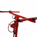 11' Drywall Lift Hoist Plasterboard Sheetrock Jack Red — image 2