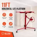 11' Drywall Lift Hoist Plasterboard Sheetrock Jack Red — image 4