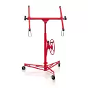 11' Drywall Lift Hoist Plasterboard Sheetrock Jack Red — image 8