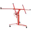 11' Drywall Lift Hoist Plasterboard Sheetrock Jack Red — image 10