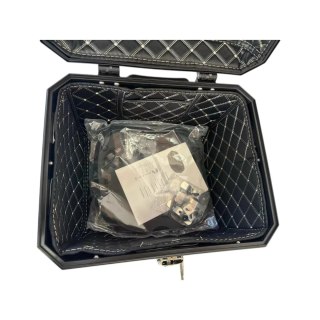 Motorbike Tail Box Top Case Waterproof Lockable Black — image 7