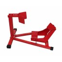 Motorcycle Red Front Wheel Chock Motorbike Garage Transport Paddock Stand