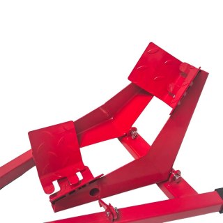 Motorcycle Red Front Wheel Chock Motorbike Garage Transport Paddock Stand — image 3