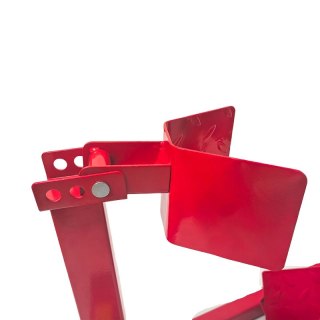 Motorcycle Red Front Wheel Chock Motorbike Garage Transport Paddock Stand — image 4