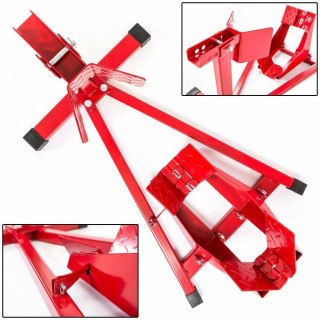 Motorcycle Red Front Wheel Chock Motorbike Garage Transport Paddock Stand — image 6