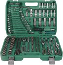NEW 216 pcs spanner socket set 1/2" 1/4" 3/8" Mechanic Tool Kit wrench - Green