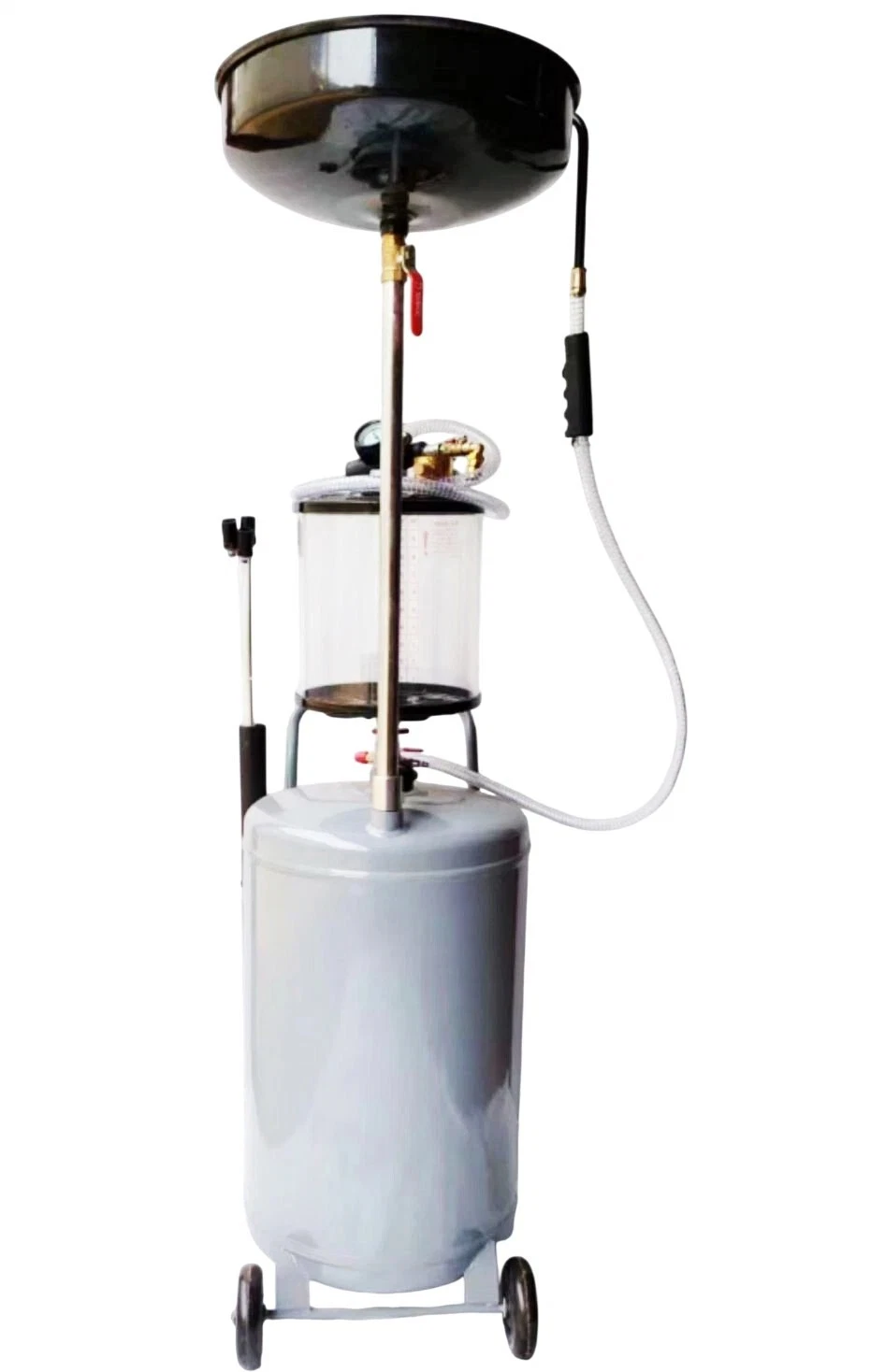 High-Capacity 80L Waste Oil Drainer Including Shucking Bottle