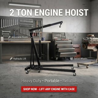 Folding Engine Crane Stand CAR Hoist Engine Lift Folding Stand