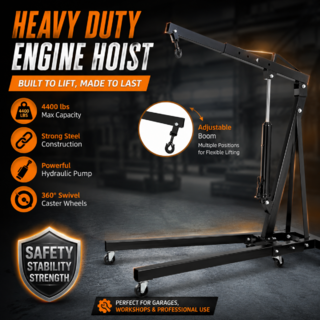 Folding Engine Crane Stand CAR Hoist Engine Lift Folding Stand — image 3