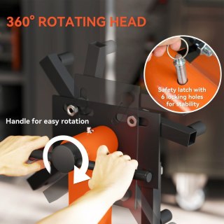 Heavy Duty Gearbox Engine Stand 360° Rotating Swivel Head — image 7