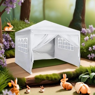 3x3M Pop Up Gazebo Grey Waterproof Canopy Tent with Sides & Windows | Heavy Duty — image 10
