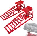 2 x Car Ramps with Hydraulic Jack — image 2