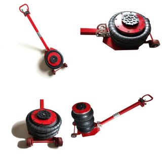 Triple Bag Air Jack 5 Ton 11023lbs Pneumatic Quick Lift Car Van Garage Tool — image 4