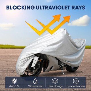 Heavy Duty Motorcycle Cover Waterproof Dustproof UV Rain Protection M-2XL — image 2