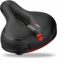 Hawk Gear Wide Gel Bike Seat Extra Comfort Cruiser Bicycle Saddle Black