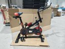 Hawk Gear Pro Exercise Bike Adjustable Pedal Trainer Home Gym Fitness Cycle Red Black