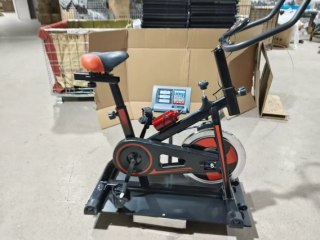 Hawk Gear Pro Exercise Bike Adjustable Pedal Trainer Home Gym Fitness Cycle Red Black — image 3