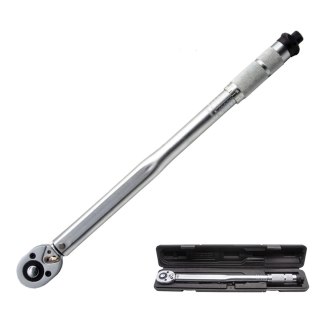 1/2" Drive Adjustable Torque Wrench 10–210Nm Click Type Ratchet Wrench with Storage Case — image 8
