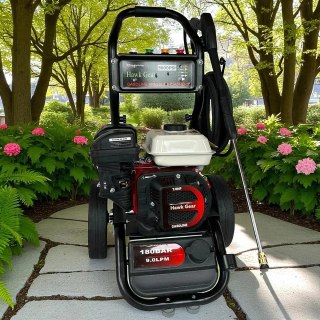 3800 PSI Petrol Pressure Washer Loncin Engine Heavy Duty Jet Wash for Patio Driveway Car — image 1